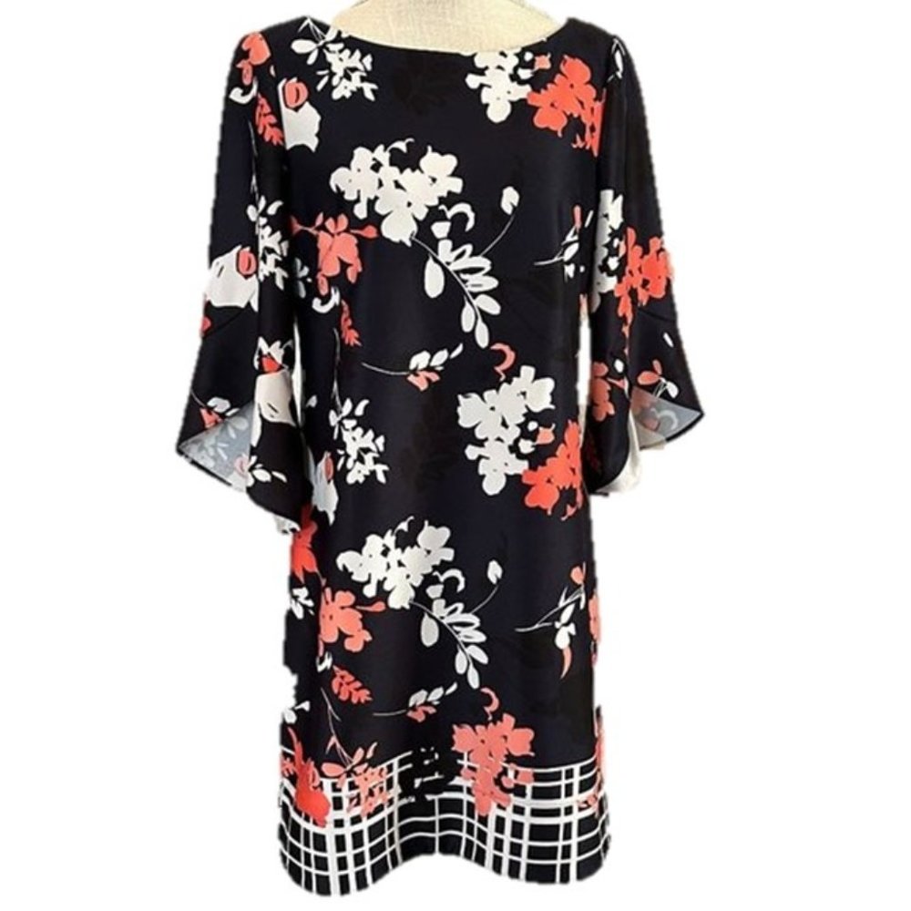 VINCE CAMUTO Women's Bell Sleeve Dress - 12